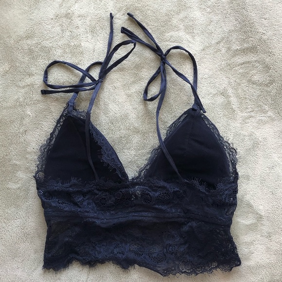 Satin Lace Bralette Top - Picture 2 of 2